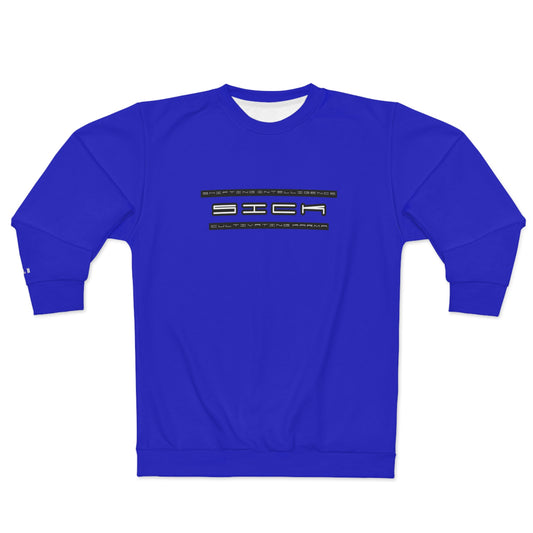 BLU MAGIK SICK PRINT CREWNECK DARK BLUE/BLACK