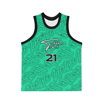 TNT LP TWENTY3 BASKETBALL JERSEY AQUA/BLACK/WHITE