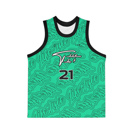 TNT LP TWENTY3 BASKETBALL JERSEY AQUA/BLACK/WHITE