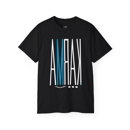 KARMA 8 TEE T SHIRT PRINT BLACK/CYANIC
