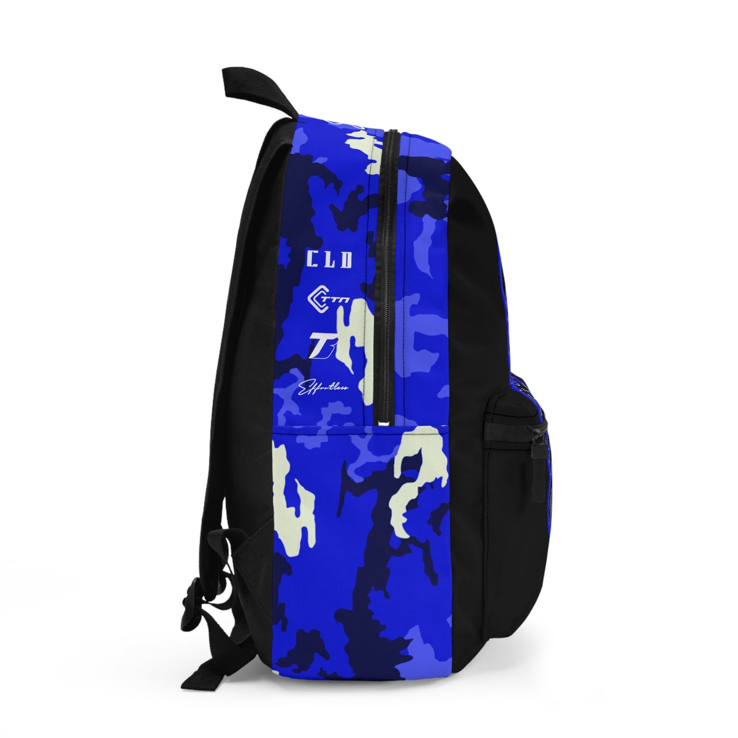 BLUECHEESE T1 CAMOSIDE BLUE PRINT BACKPACK BAG BLUE/WHITE//BLACK - CLD LABEL X GDP