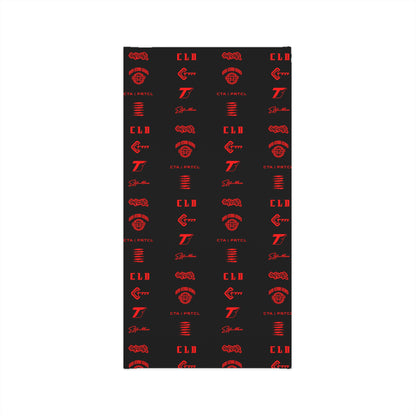 CLD KLAN PATTERN BLACK RED NECK TUBE