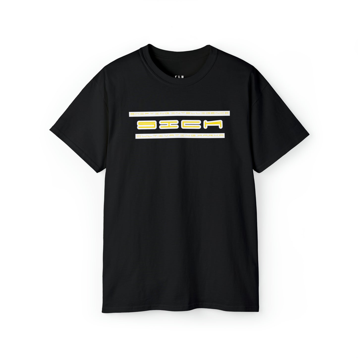 TRUEST VIRTUE TEE T SHIRT SICK V2 PRINT BLACK/YELLOW/CAMO