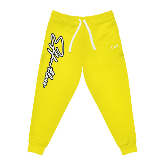 EFFORTLESS JOGGERS BOTTOMS YELLOW/WHITE/BLACK TRACKSUIT