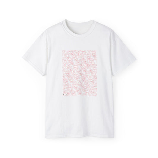 LIFESTYLE TEE T SHIRT PRINT WHITE/RED