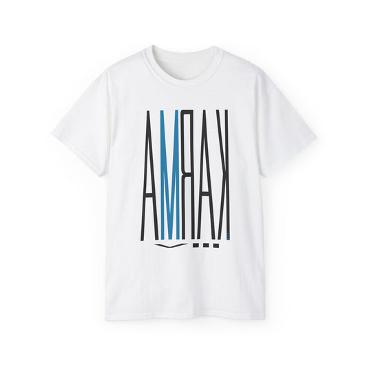 KARMA 8 TEE T SHIRT PRINT WHITE/CYANIC