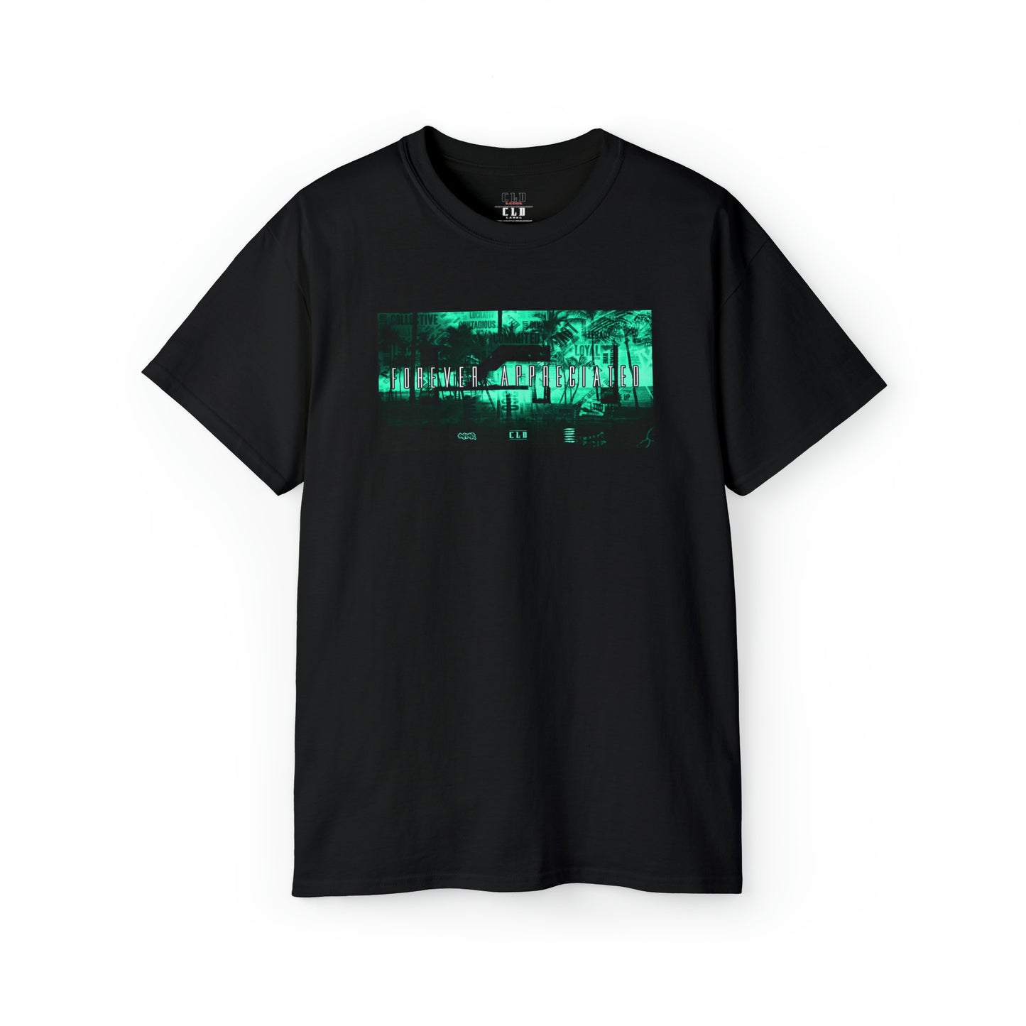 FOREVER APPRECIATED TEE TEAL/BLACK/WHITE