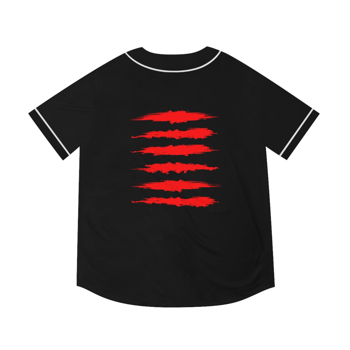 BLD RAVEN SICK PRINT BASEBALL JERSEY RED/BLACK