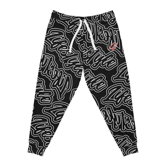 TNT TWENTY3 TRACKSUIT BOTTOMS BLACK/WHITE/RED