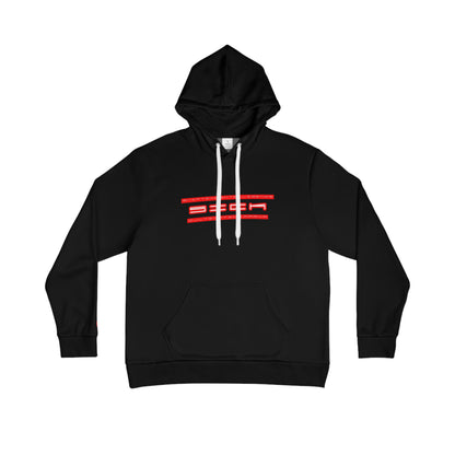 BLD RAVEN SICK PRINT HOODIE RED/BLACK