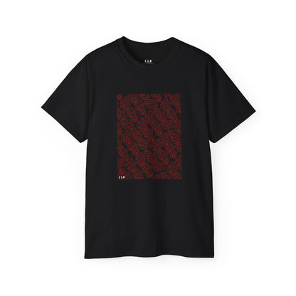 LIFESTYLE TEE T SHIRT PRINT BLACK/RED