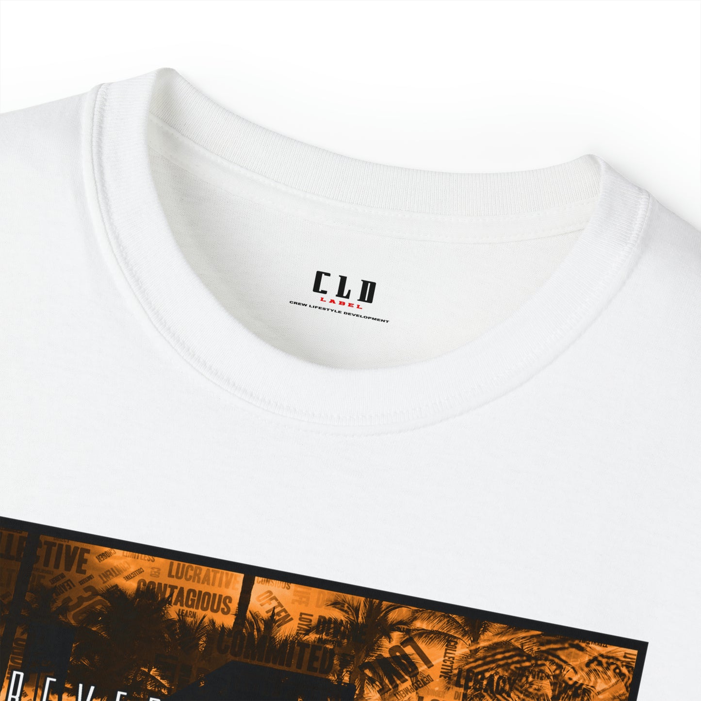 FOREVER APPRECIATED TEE ORANGE/BLACK/WHITE