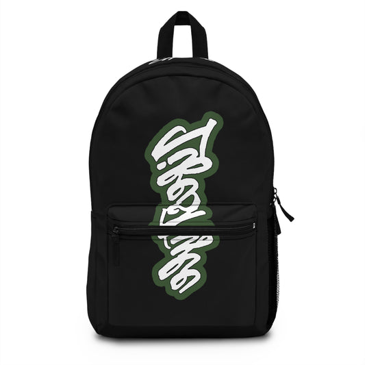 GRN CAMOSIDE PRINT BACKPACK BAG GREEN/WHITE/BLACK - CLD LABEL X GDP