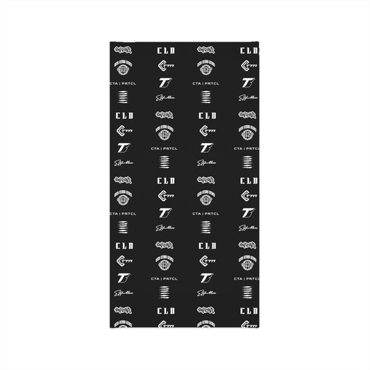 CLD KLAN PATTERN BLACK WHITE NECK TUBE
