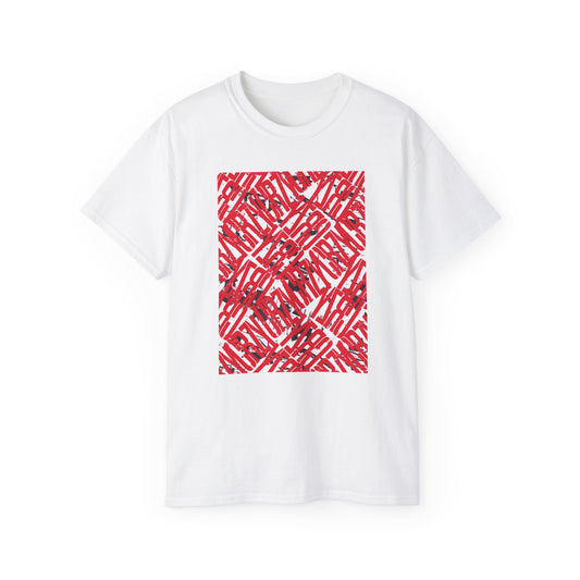 TRU RED 2CRZY TEE T SHIRT PRINT WHITE/RED