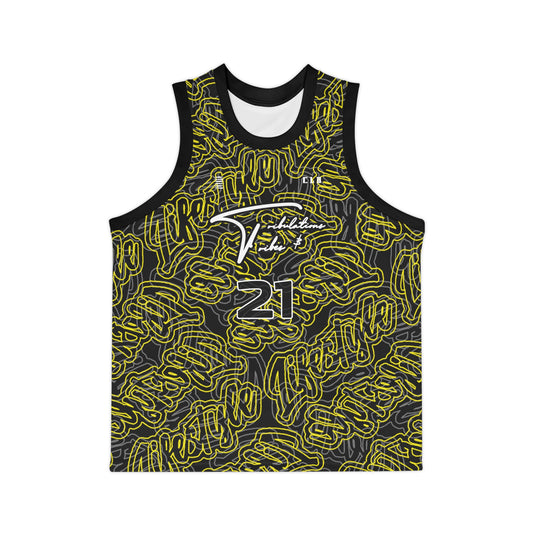 TNT LP TWENTY3 BASKETBALL JERSEY BLACK/YELLOW/WHITE