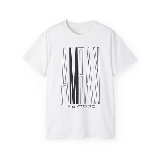 KARMA 8 TEE T SHIRT PRINT WHITE/BLACK