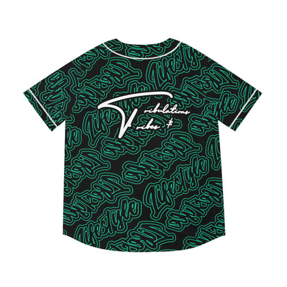 TNT TWENTY3 BASEBALL JERSEY BLACK/TEAL/WHITE