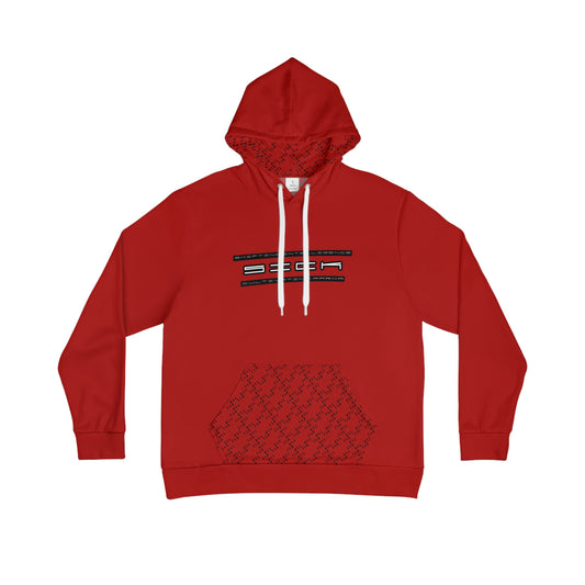 BLD SICK PRINT HOODIE RED/BLACK