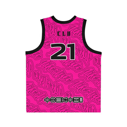 TNT LP TWENTY3 BASKETBALL JERSEY HOT PINK/BLACK/WHITE