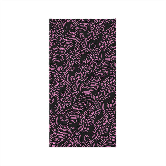 LIFESTYLE PATTERN BLACK PINK NECK TUBE