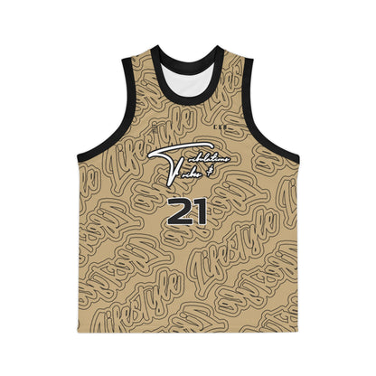 TNT LP TWENTY3 BASKETBALL JERSEY BEIGE/BLACK/WHITE