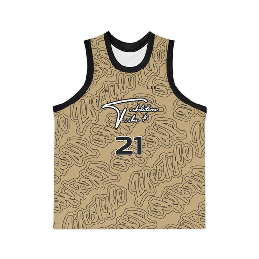 TNT LP TWENTY3 BASKETBALL JERSEY BEIGE/BLACK/WHITE