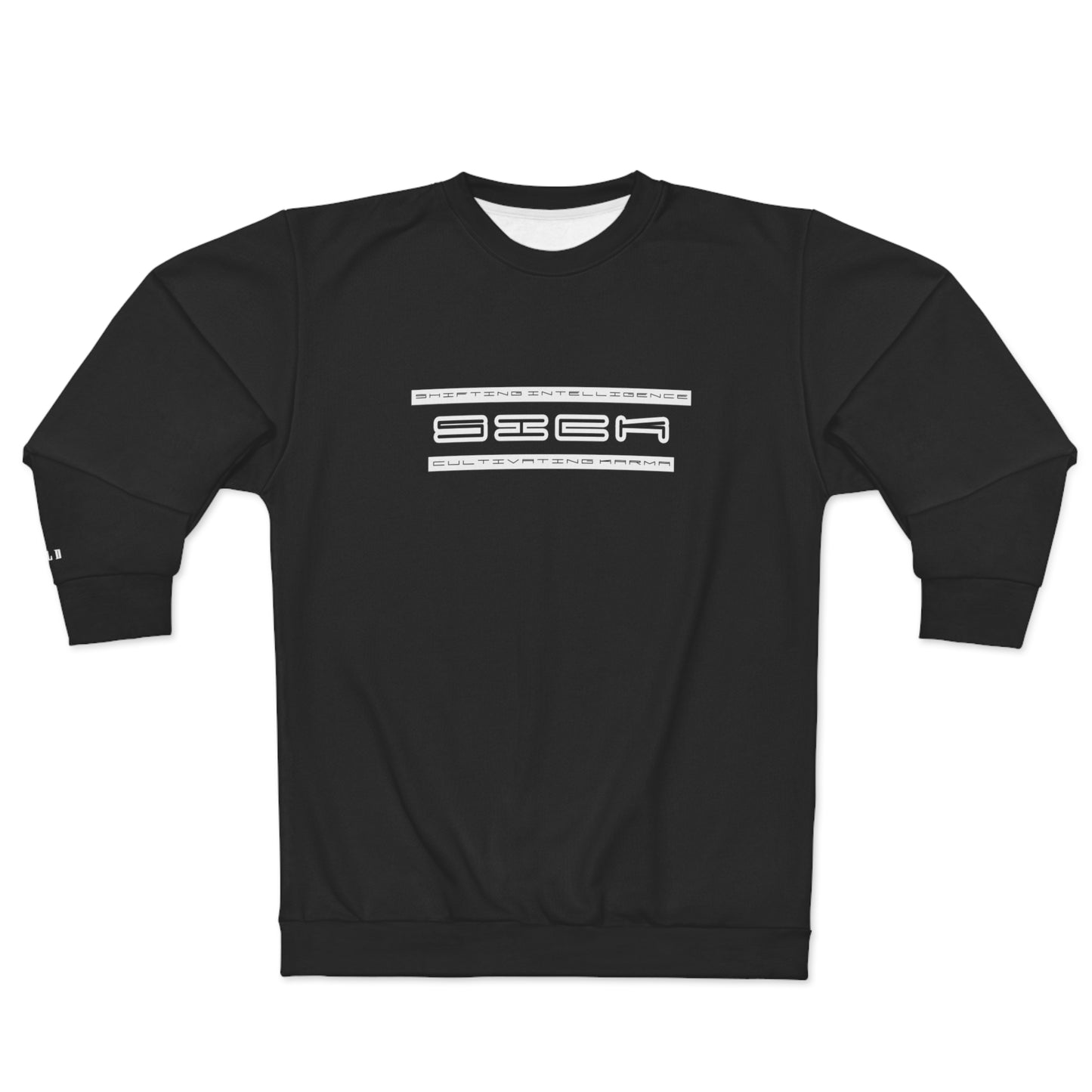 RAVEN SICK PRINT CREWNECK BLACK/WHITE