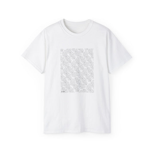LIFESTYLE TEE T SHIRT PRINT WHITE/BLACK