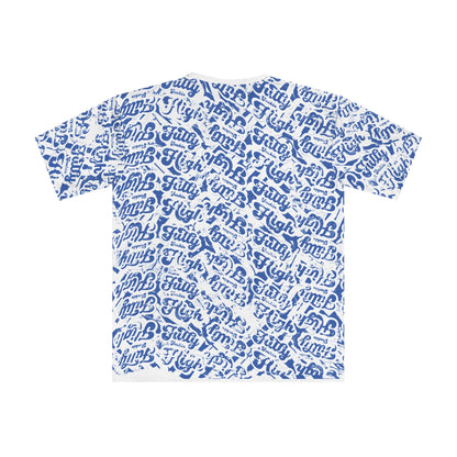 BLUE RAIN FFH T-SHIRT | BLUE/WHITE