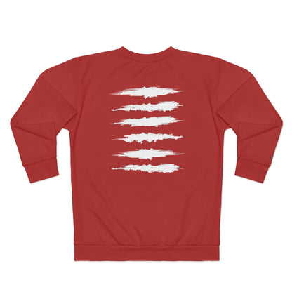 BLD SICK PRINT CREWNECK RED/WHITE