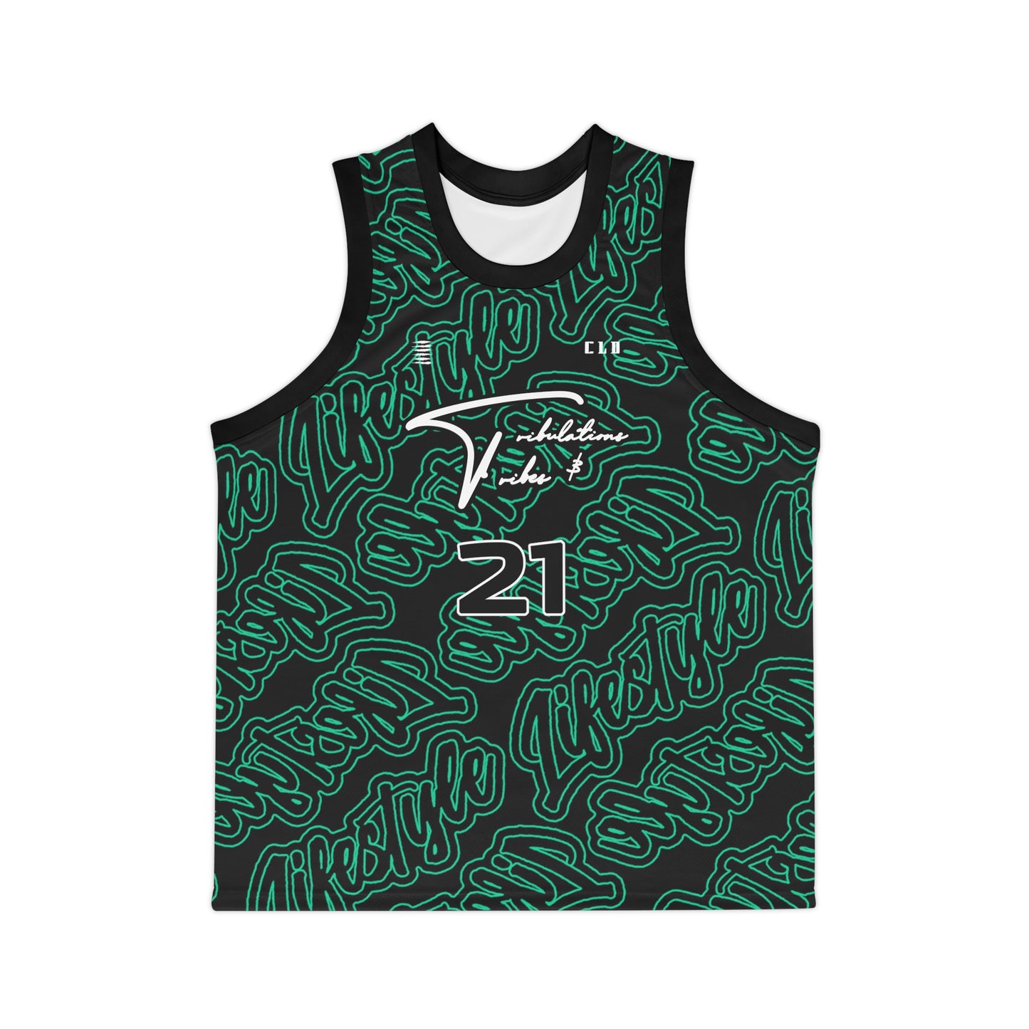 TNT LP TWENTY3 BASKETBALL JERSEY BLACK/CALYPSO/WHITE