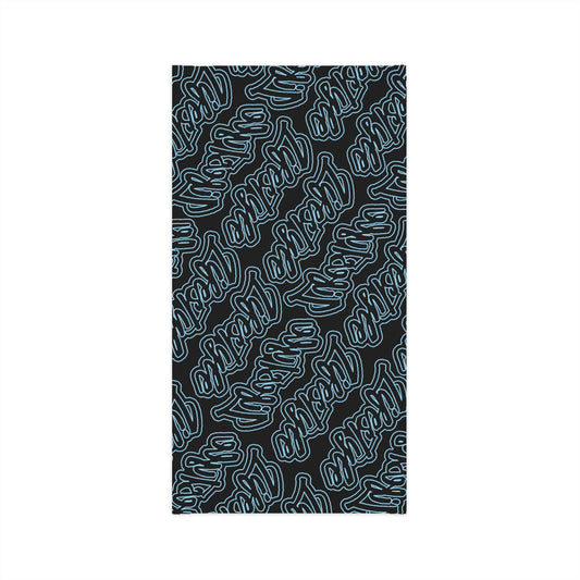 LIFESTYLE PATTERN BLACK SKY BLUE NECK TUBE