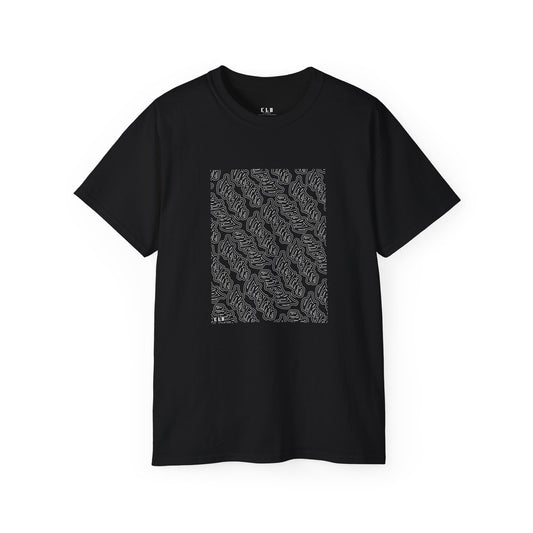LIFESTYLE TEE T SHIRT PRINT BLACK/WHITE