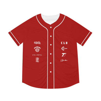 BLD SICK PRINT BASEBALL JERSEY RED/WHITE