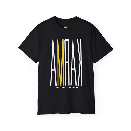 KARMA 8 TEE T SHIRT PRINT BLACK/YELLOW