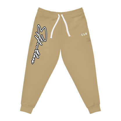 EFFORTLESS JOGGERS BOTTOMS BEIGE/WHITE/BLACK TRACKSUIT