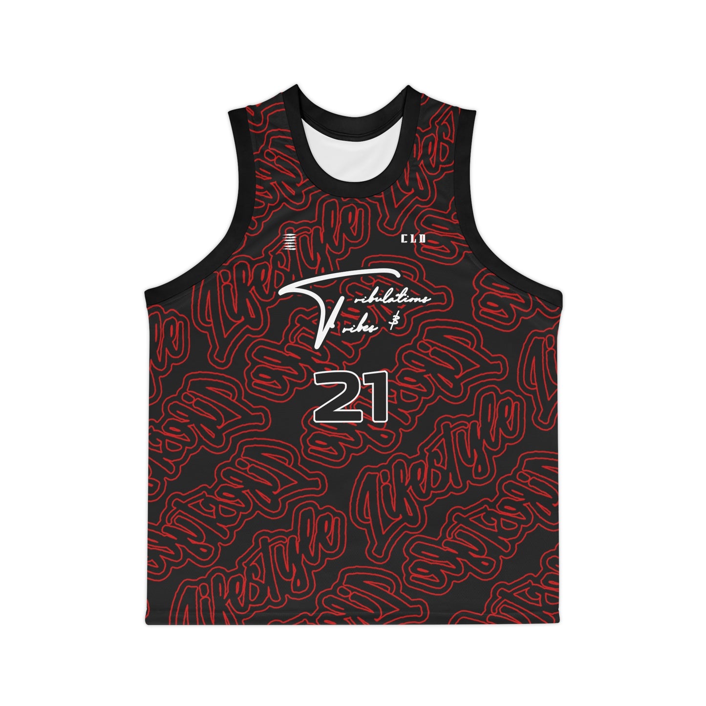 TNT LP TWENTY3 BASKETBALL JERSEY BLACK/RED/WHITE