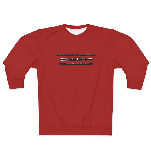 BLD SICK PRINT CREWNECK RED/BLACK