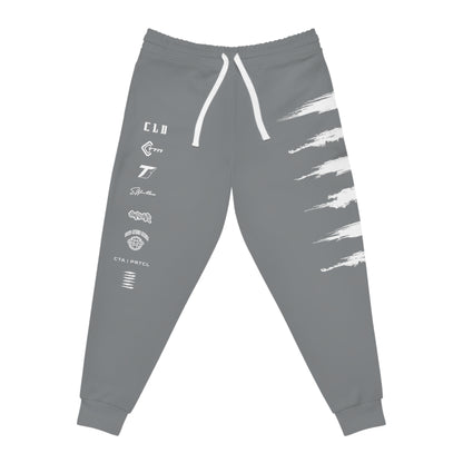UNCOMMON SICK PRINT TRACKSUIT BOTTOMS DARK GREY/WHITE
