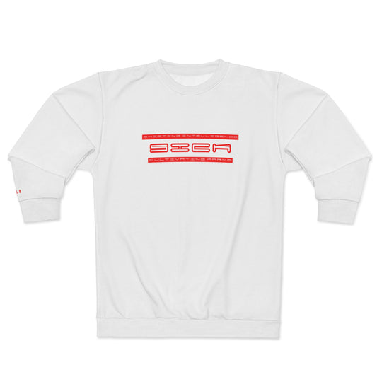 RED MERCURY SICK PRINT CREWNECK WHITE/RED